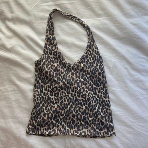Leopard Halter Tank